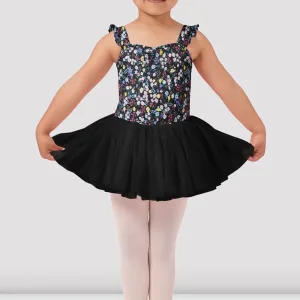 Mirella M1240 Girls Ditsy Floral Wide Strap Tutu Dress