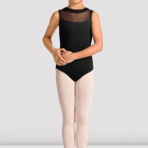 Girls Mirella Celestia Zip Back Printed Leotard M40005c