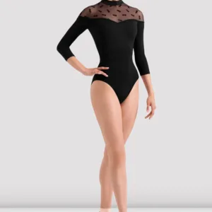 Bloch Ladies Sofia Floral 3/4 Sleeve Leotard L60004